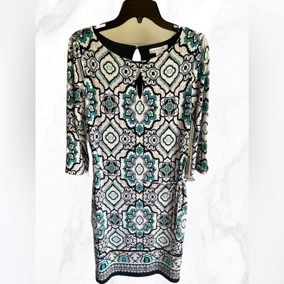 Liz Claiborne Mosiac dress New With Tags size medium - Picture 1 of 3
